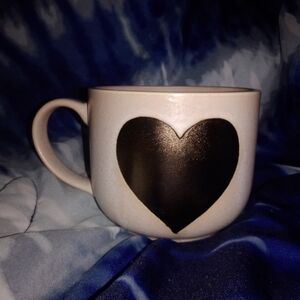 Metallic Bronze Heart Coffee Mug Potters Corner Hot Chocolate Cup